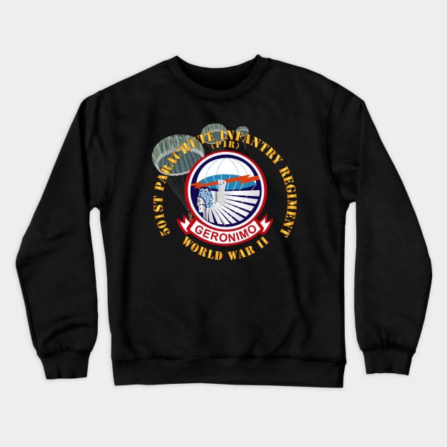 501st Infantry Regiment - WWII Crewneck Sweatshirt by twix123844